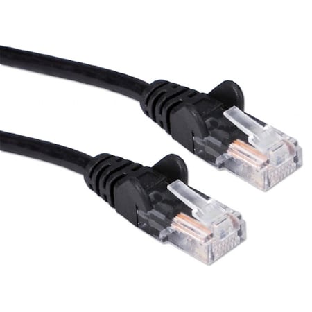 Plugit 150 ft. CAT6 Gigabit Flexible Molded Black Patch Cord - Black - 150 ft. PL3183886